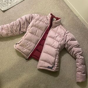 PATAGONIA Women's Goose Down Pink Puffer Jacket Vintage S